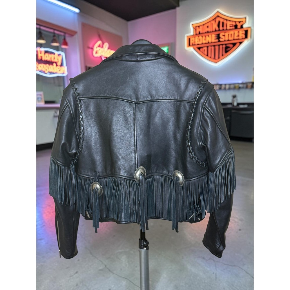 Whitney Houston "I'm Your Baby Tonight" Harley Davidson Leather Jacket - Picture 2 of 11